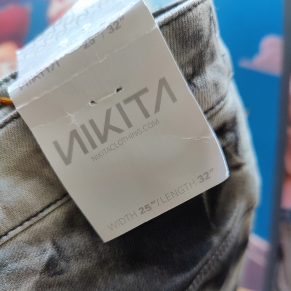 Nikita women's skinny tie-dye Jean's color black/grey US size 25-32 - Picture 9 of 9